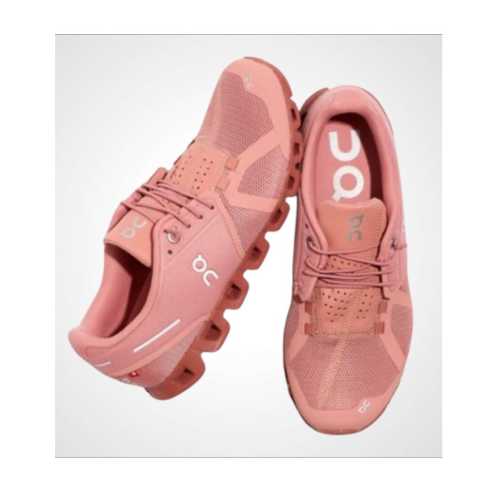 On Women's Pink Athletic Running Shoes